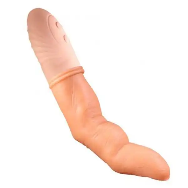 Full Silicone Rechargeable With 5 Vibration Heating Women Finger Shape Vibrator