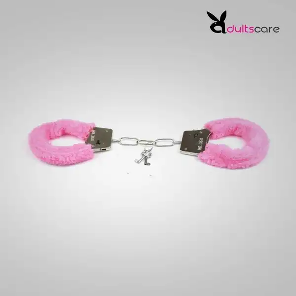 Furry Cuffs Working Metal Handcuffs with Keys