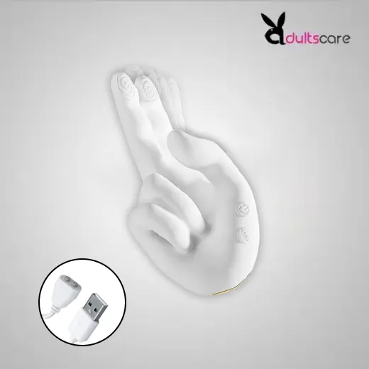 G-Spot Finger Vibrator With Magnetic USB Charger