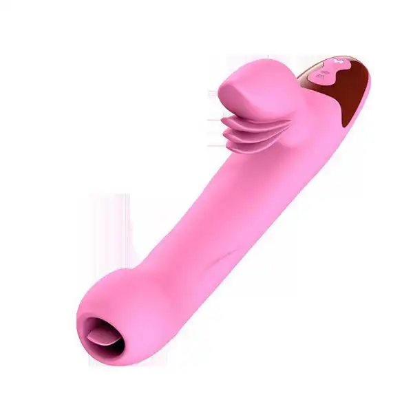 G-Spot Tongue Vibrating Dildo Massager