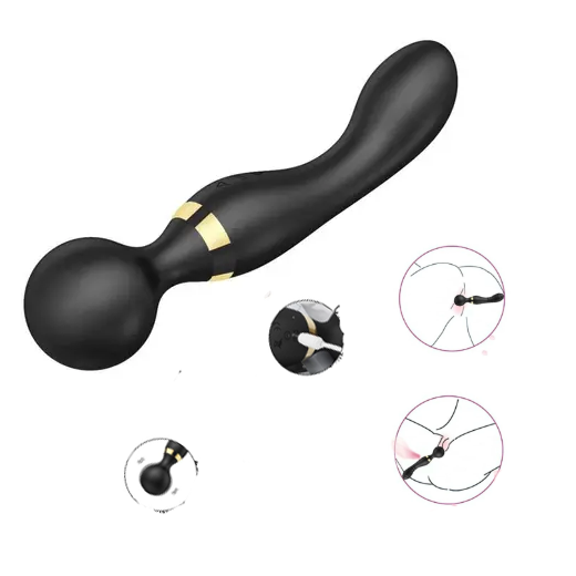 G-Spot Clitoral Multi Vibrating Wand Massager
