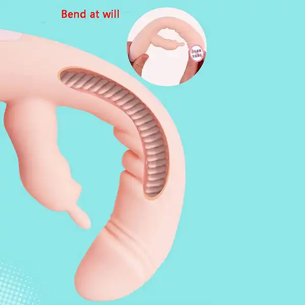 G-spot Rabbit Vibrator Double Stimulation Dildo Vibrator For Women Clitoris