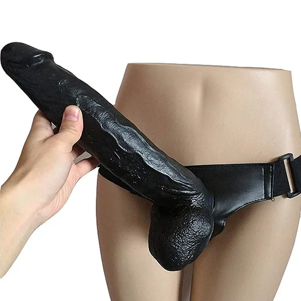 Huge Realistic 11 Inch Dildo Strong Suction Cup With Belt