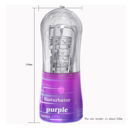 Hands Free 3D Realistic Textured Sleeve Male Masturbator For Men