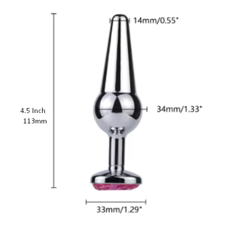 Heart Shape Anal Butt Plug Prostate Massager