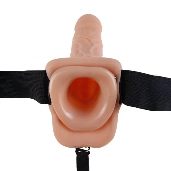 Hollow Strap on Dildo With Vibration & Balls