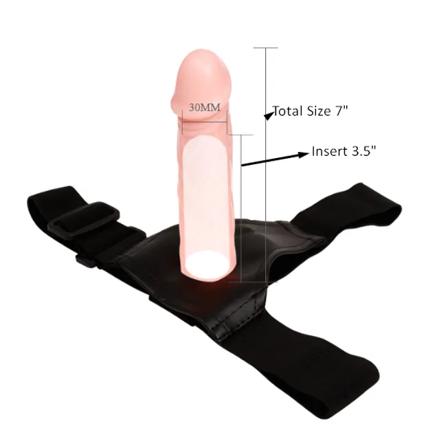 Hollow Strap on Dildo Without  Balls