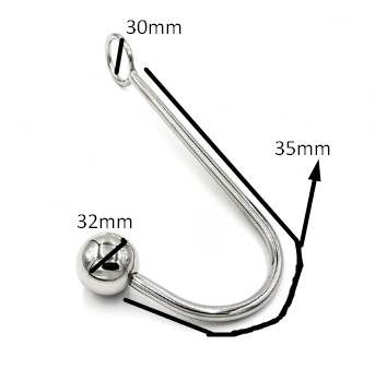 Rope and Hook Set Cotton Rope and Stainless Anal Hook
