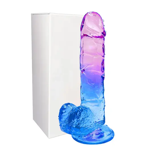 Jelly Colorful Dildo Realistic Suction Cup Sex Toys for Women