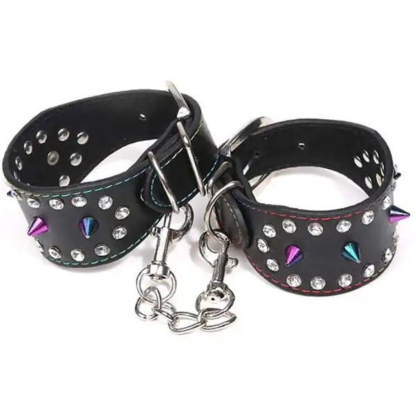 Kinky Black Handcuff Couple Cosplay