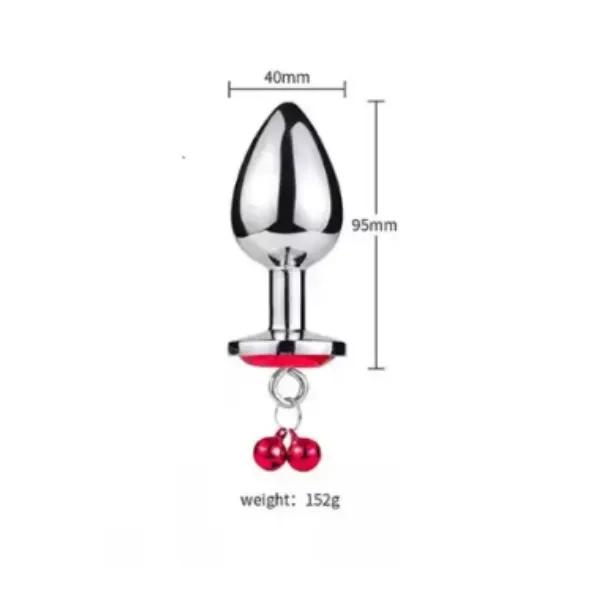 Large Crystal Butt With Clamps