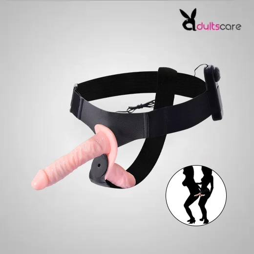 Lesbian Strap on Dildo With Vibration
