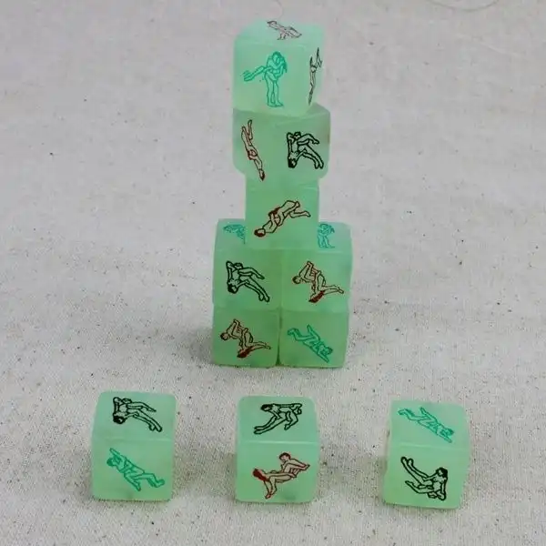 Luminous Dice Adult Games 6 Sides