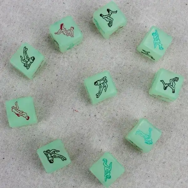 Luminous Dice Adult Games 6 Sides