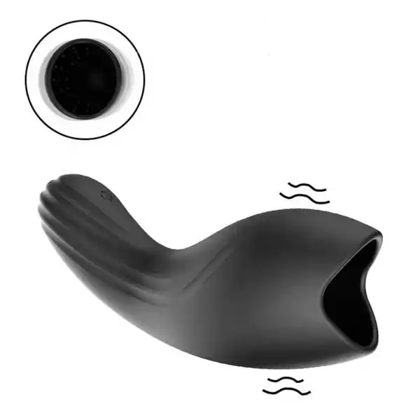Male Vibrating Masturbator Cup Glans Vibrator
