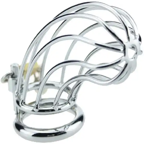 Steel Metal Male Chastity Device Locked Cage