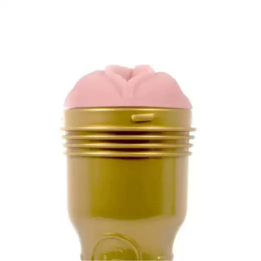 Realistic Sensitive Replica Golden Masturbator For Men
