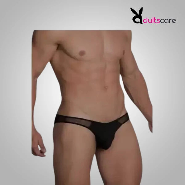 Mens Black Sexy Thong