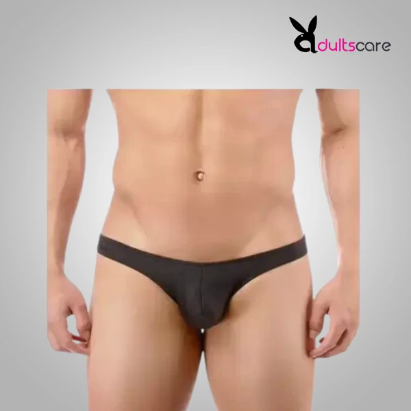 Mens Black and White Sexy Thong