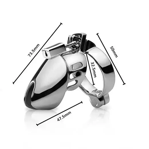 Metal Chastity Adjustable Cock Cage for Men Restraints Erection