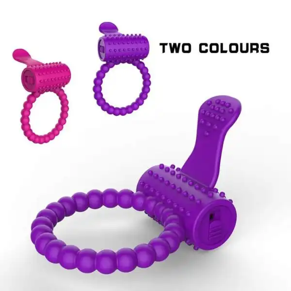 Naughty Play Erotic Vibrating Cockring For Men