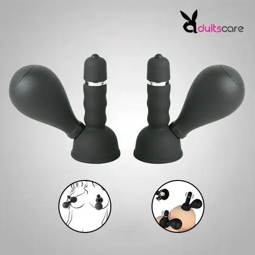 Nipple Sucker Vibrator Pump Suction Cup Breast For Women