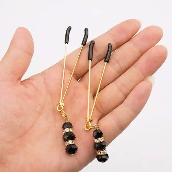 Pair of Golden Nipple Clamps