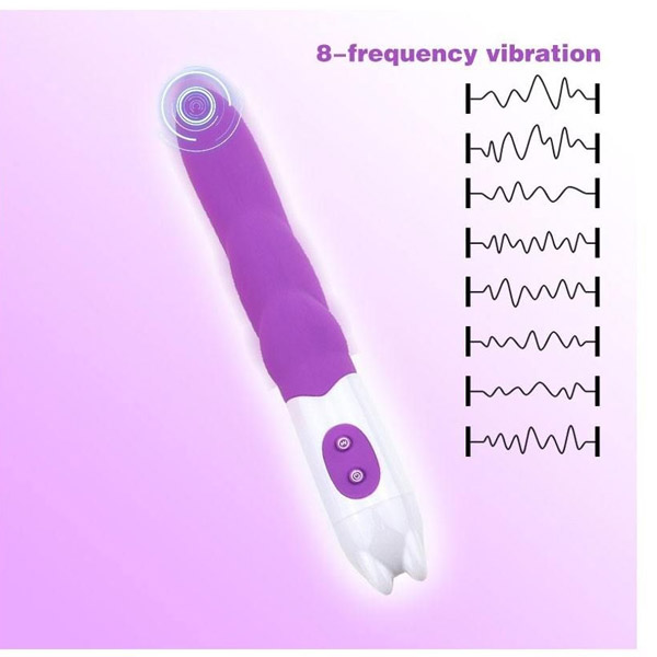 Purple Vibrator Female Masturbators G-Spot Clitoris Stimulator