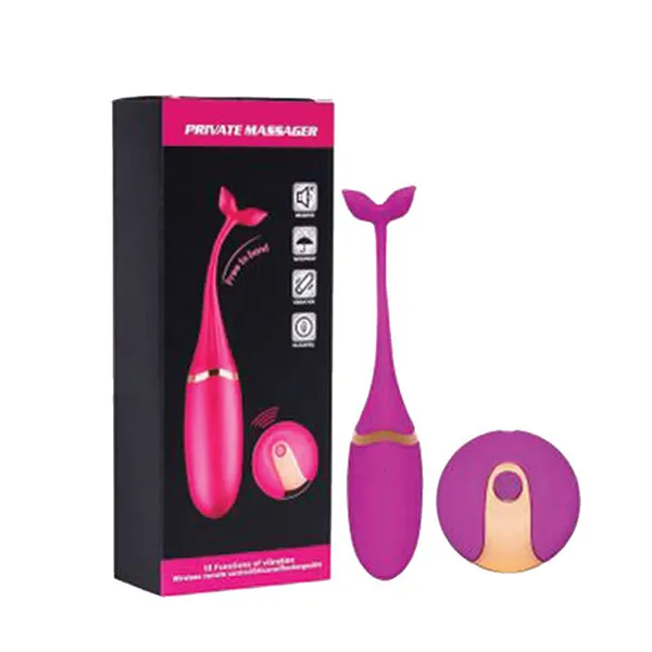 Remote Control Vibrating Capsule Private Massager
