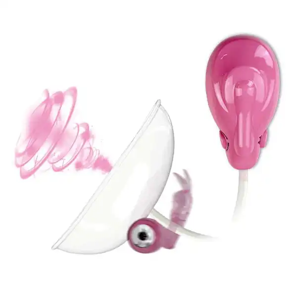 Rabbit Pussy Pump Clitoris Sucker Tongue Clit Vibrator Oral for Women
