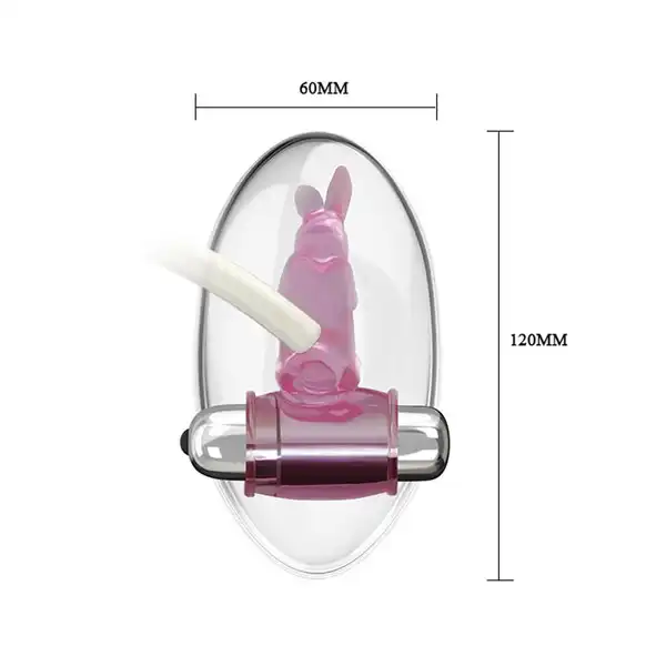 Rabbit Pussy Pump Clitoris Sucker Tongue Clit Vibrator Oral for Women