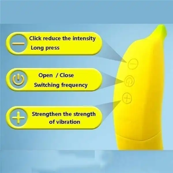 7 Speed Banana Vibrator Realistic Dildo