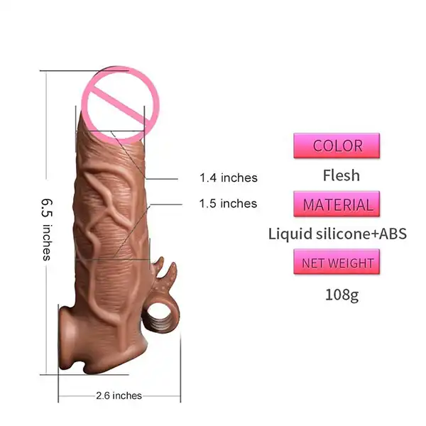 Realistic Penis Sleeve Thickened Condom