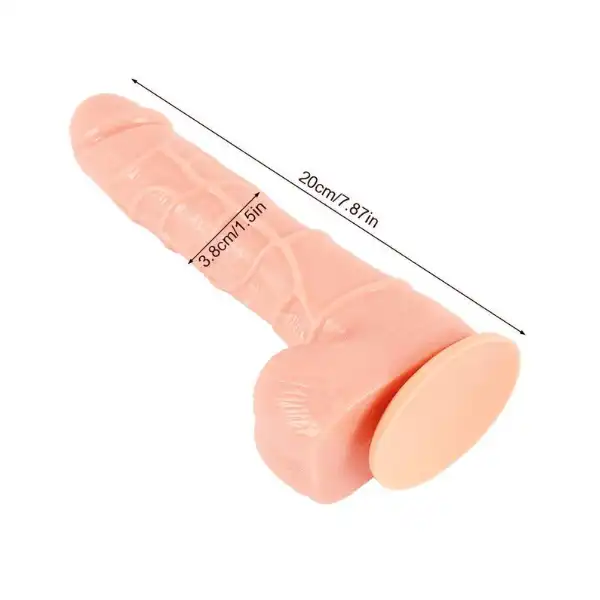 7 inch Realistic Vibrating Dildo with Suction Cup
