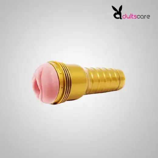 Realistic Sensitive Replica Golden Masturbator For Men