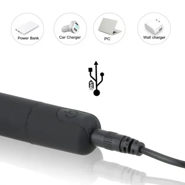 USB Recharge Multi Vibrator Bullet