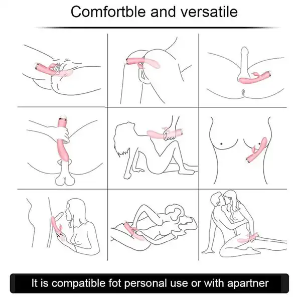 Rechargeable G-spot Rabbit Vibrator for Women Clitoris Stimulator