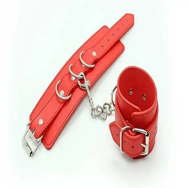 Red Soft BDSM Hand Cuffs