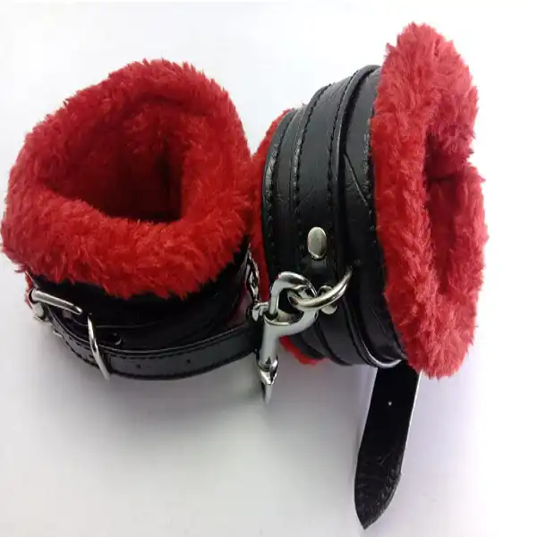 Premium Red & Black HandCuffs