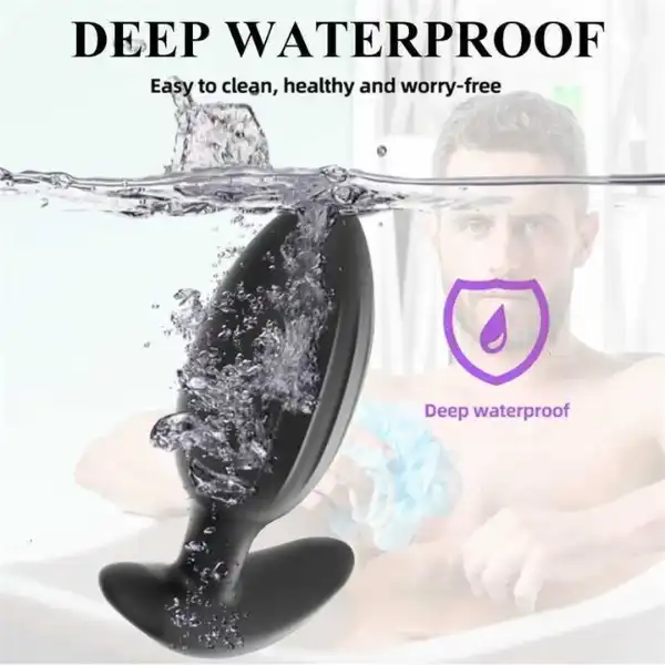 Wireless Remote Control Prostate Stimulator Anal Plug