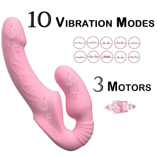 Revolver Strapless G-Spot Vibrating Dildo
