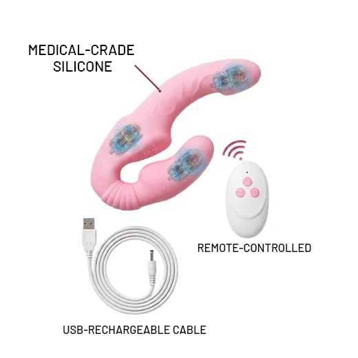 Revolver Strapless G-Spot Vibrating Dildo