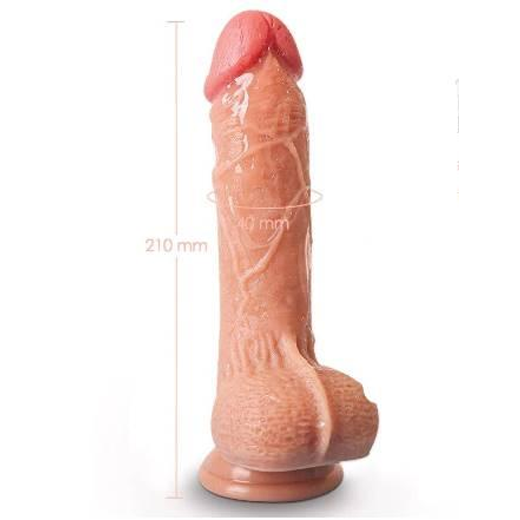 Romeo Remote Control Rotating Dildo With Suction Cup
