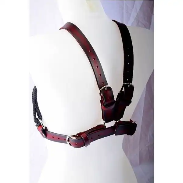 Rope and Leather Breast Binder