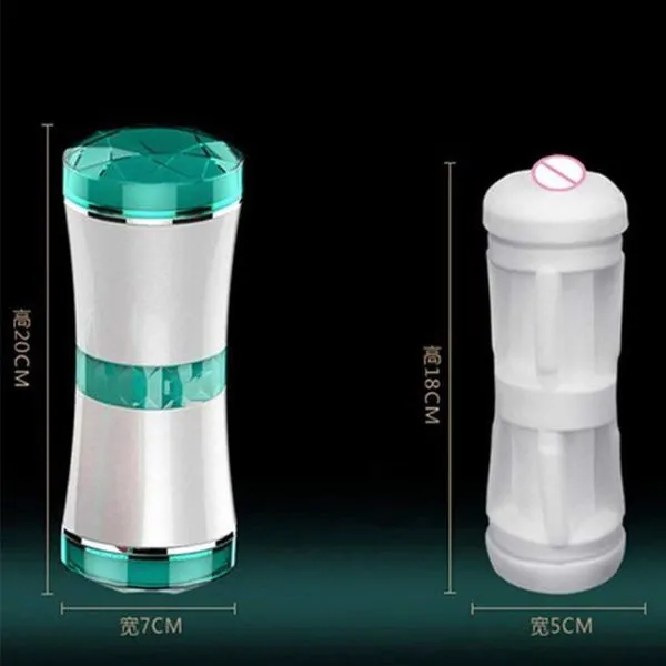 Double Head Male Masturbator