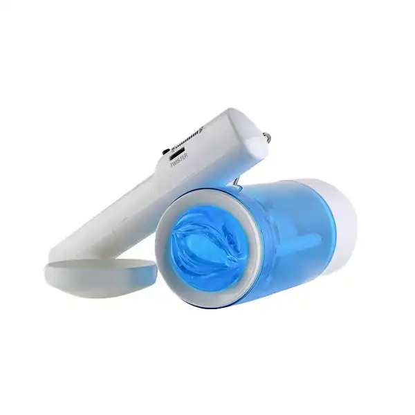 Sweet Blue Lips Automatic Oral Sex Masturbator For Men
