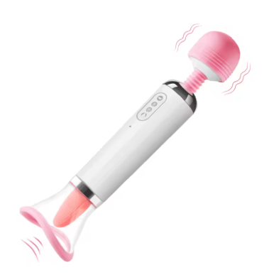 Vibrating Toy Oral Tongue Simulator Sucking Vibration Wand, Multi Speed Clitorial Sucking Toy