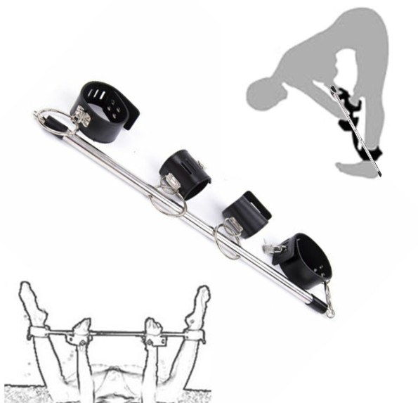 Sexy Leather Bondage Slave Handcuffs Ankle