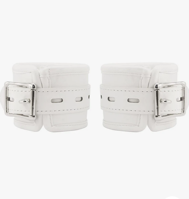 White Handcuffs Women Bondage