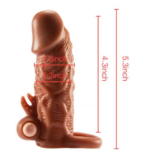 Liquid Silicon Male Soft Silicone Cock Penis Sleeve Vibration
